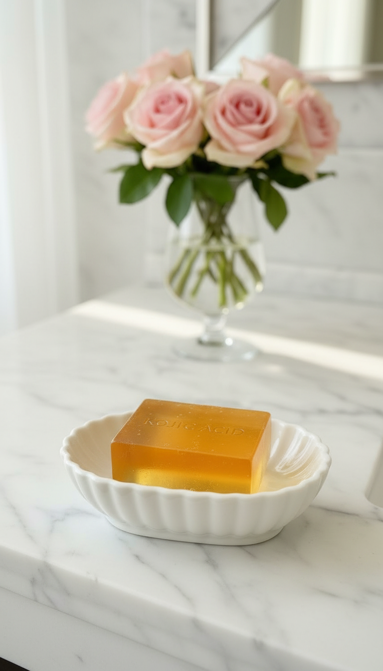 Kojic Acid Zeep – Voor een Zichtbaar Stralende & Egale Huid