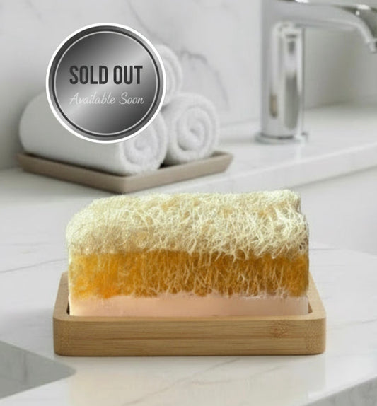 Ezelinnenmelk & Honing Pompoenvezelzeep — Handgemaakte Natuurlijke Zeep 140 g