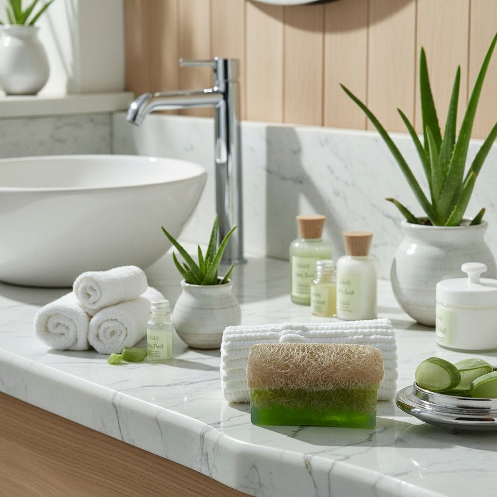 Aloe vera pompoenvezelzeep